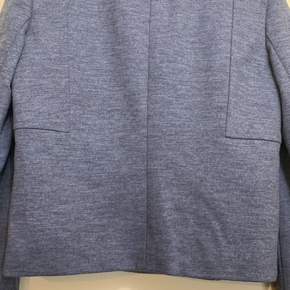 Judith & Charles | Heathered Gray Moto Button Down Lined Jacket Blazer 14 - Picture 14 of 17